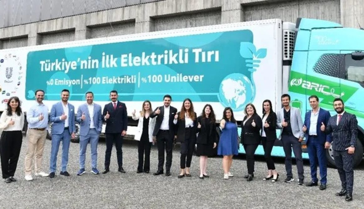 Türkiye'nin ilk elektrikli tırı